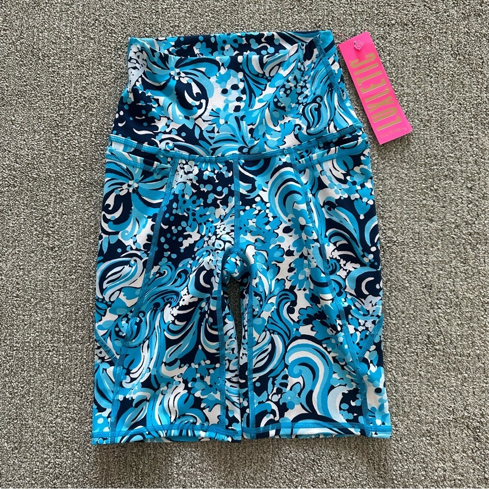 Lilly Pulitzer South Beach High Rise Short in Resort White Mermazing Size XXS‎